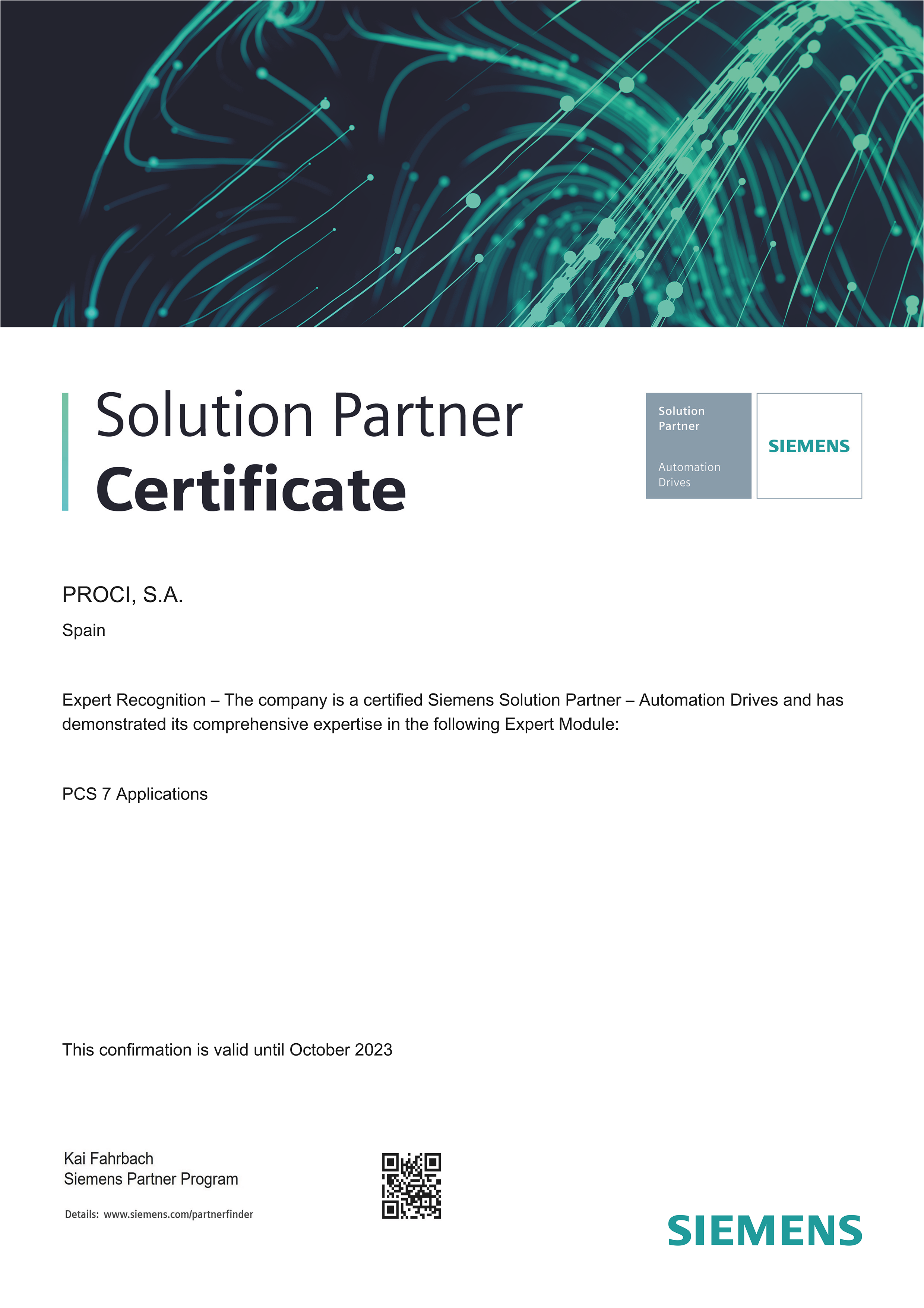 Solution Partner Siemens_PROCISA